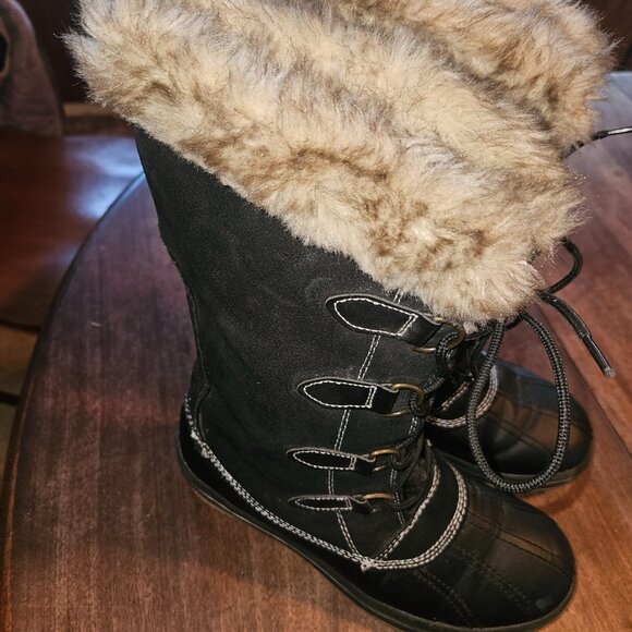 Black Rugged Outback Winter Boots - Picture 2 of 5
